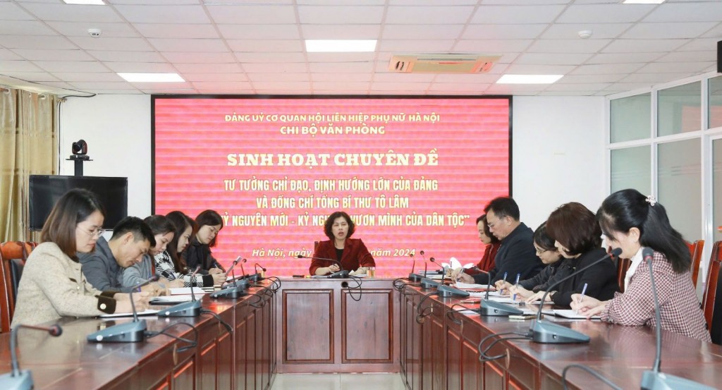 Chi bộ Văn phòng sinh hoạt chuyên đề