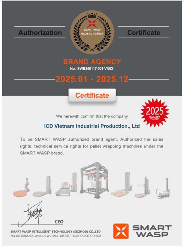 Chứng nhận ICD SMART WASP