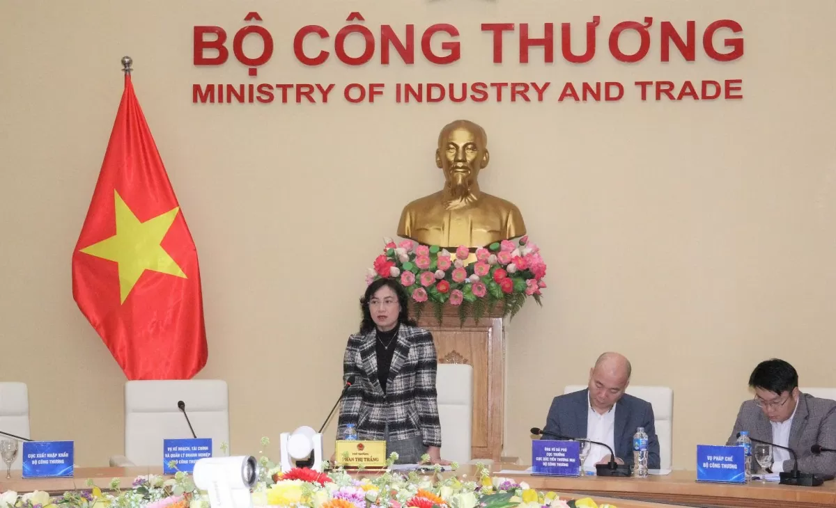 Giao ban xúc tiến thương mại tháng 2: Phấn đấu đạt mục tiêu tăng trưởng năm 2025