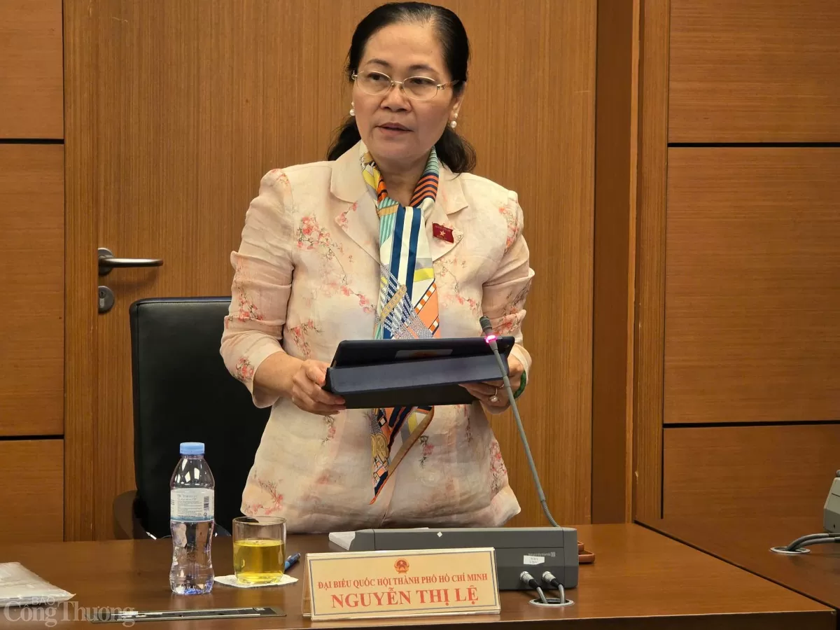 đại biểu Nguyễn Thị Lệ (Đoàn TP Hồ Chí Minh)