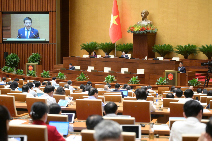 Toàn cảnh phiên họp. Ảnh: VPQH