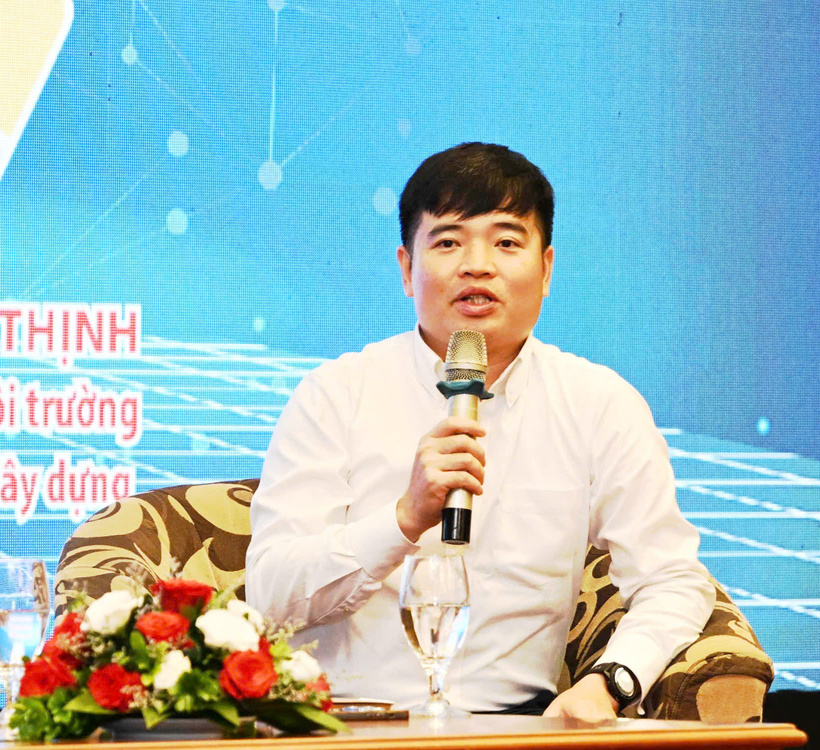 Ông Nguyễn Công Thịnh - Phó Vụ trưởng Vụ Khoa học công nghệ, Môi trường và Vật liệu xây dựng. Ảnh: Cấn Dũng