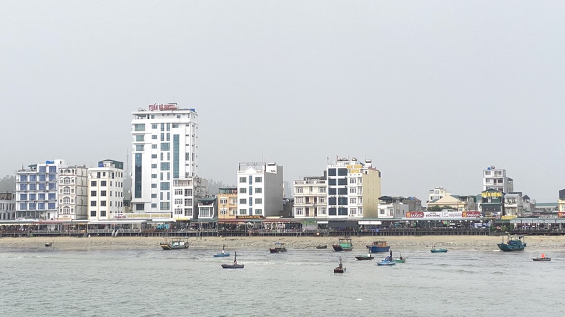 Một góc đặc khu Cô Tô, tỉnh Quảng Ninh nhìn từ biển