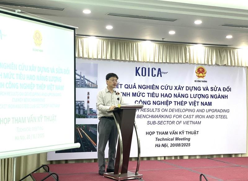 Ông Đặng Hải Dũng, Phó Cục trưởng Cục ĐCK, Bộ Công Thương phát biểu tại cuộc họp. Ảnh: Hải Linh