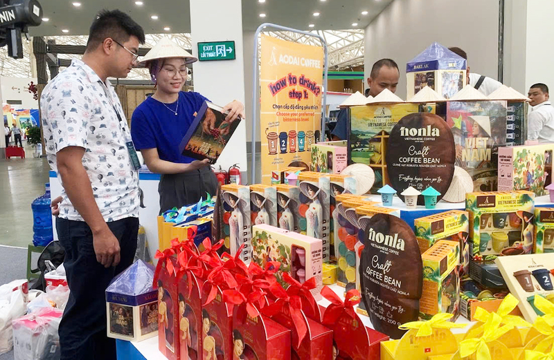 Sản phẩm cà phê của Công ty NONLA COFFEE VIET NAM. Ảnh: Nguyễn Thành