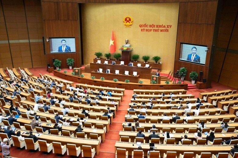 Quốc hội nghe Tờ trình của Chính phủ về việc điều chỉnh Quy hoạch tổng thể quốc gia thời kỳ 2021 - 2030