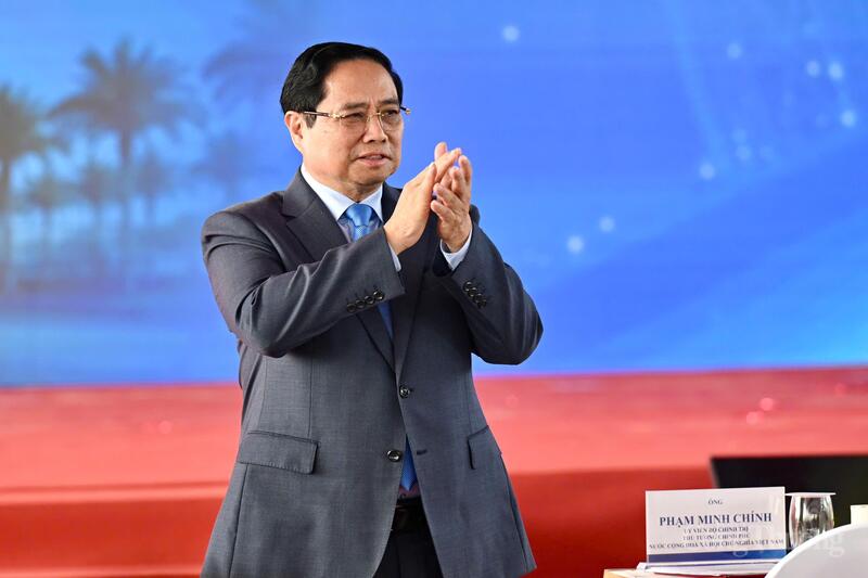 Thủ tướng Chính phủ Phạm Minh Chính tham dự Lễ khởi công Khu đô thị thể thao Olympic Hà Nội
