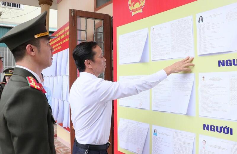 Công an Hà Tĩnh chủ động từ sớm, giữ vững địa bàn bầu cử - 2