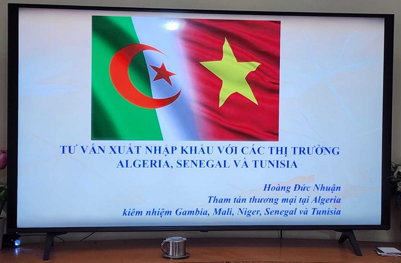 Phiên tư vấn xuất khẩu với các thị trường Algeria, Senegal và Tunisia
