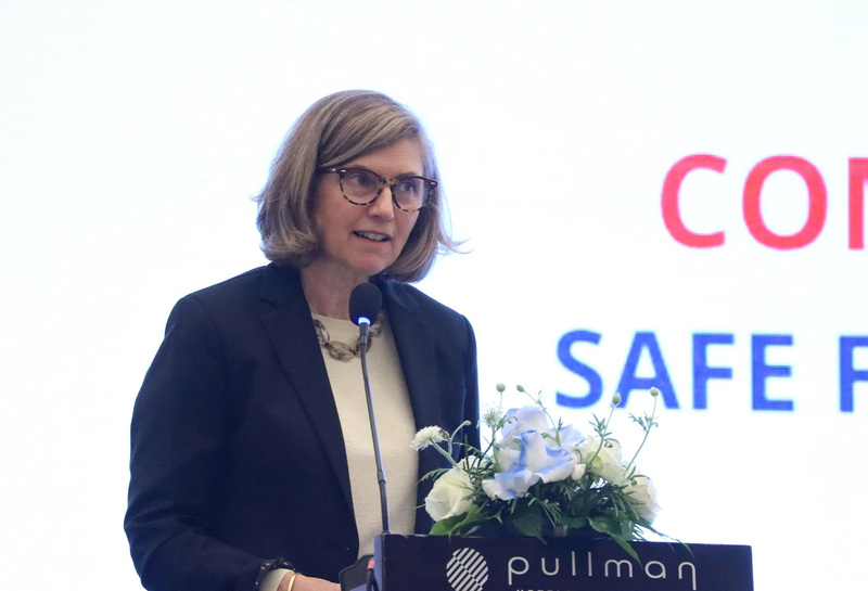 Bà Francesca Bellone - Trưởng ban Hợp tác và Phát triển, Đại sứ quán Canada tại Hà Nội, đồng thời là Đồng trưởng Ban chỉ đạo Dự án. Ảnh: Linh Linh