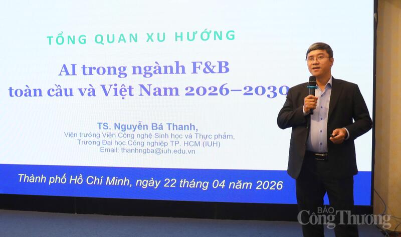 TS. Nguyễn Bá Thanh - Viện trưởng Viện Công nghệ Sinh học và Thực phẩm (Trường Đại học Công nghiệp TP. Hồ Chí Minh).
