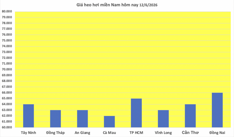Giá heo hơi hôm nay 12/6/2026: Cao nhất 68.000 đồng/kg - 3