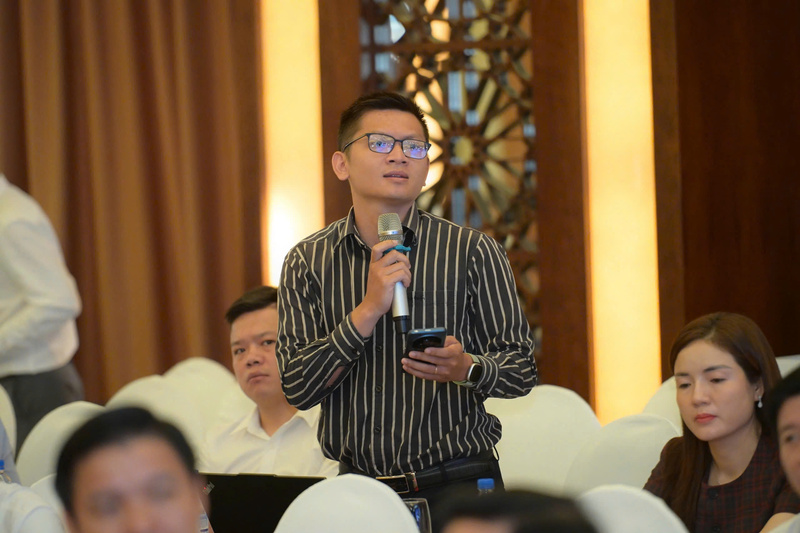 Các doanh nghiệp trẻ quan tâm đến các chính sách hỗ trợ về vốn, chuyển đổi số, áp dụng khoa học, công nghệ vào sản xuất. Ảnh: Mai Liễu