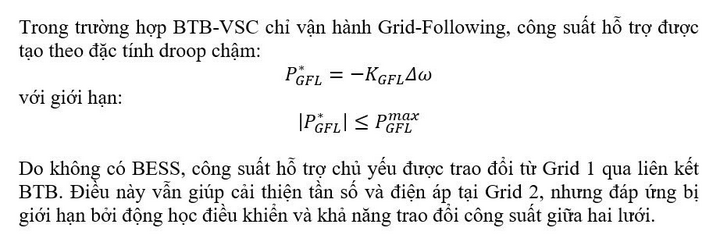 Điều khiển Grid-Following của BTB-VSC