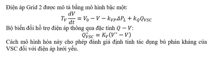 Hỗ trợ điện áp và công suất phản kháng