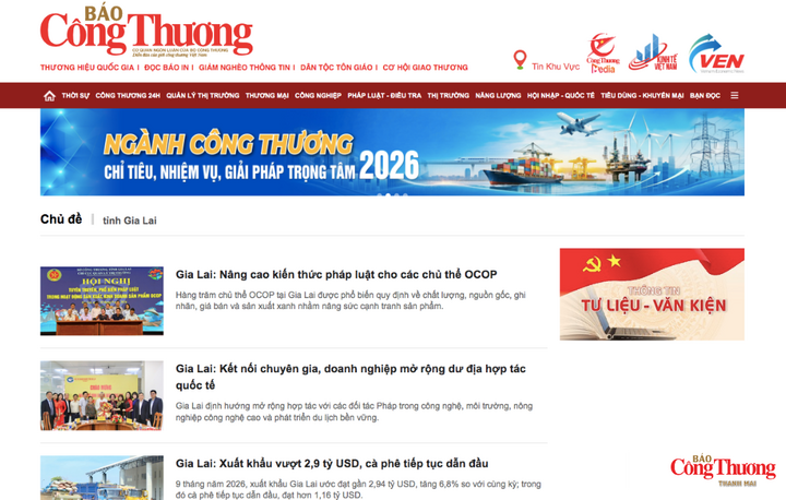 Báo Công Thương trở thành cầu nối giữa cơ quan quản lý với doanh nghiệp, giữa chính sách với thị trường và giữa những vấn đề của đời sống với quá trình hoạch định, điều chỉnh chính sách.