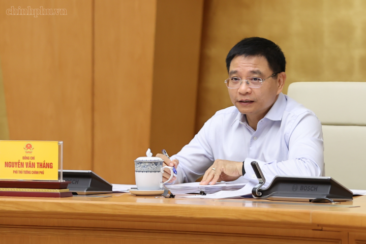 Đồng chí Nguyễn Văn Thắng, Phó Thủ tướng Chính phủ dự Hội nghị - Ảnh: chinhphu.vn/Nhật Bắc
