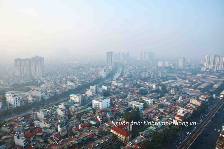 Không khí tại Hà Nội thường ô nhiễm nhất vào mùa đông.